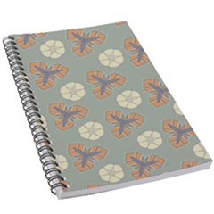 Flowers Leaves  Floristic Pattern 5 5  X 8 5  Notebook by SychEva