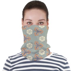 Flowers Leaves  Floristic Pattern Face Seamless Bandana (adult) by SychEva