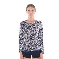 Camouflage Bw Women s Long Sleeve Tee