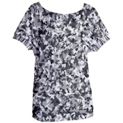 Camouflage Bw Women s Oversized Tee