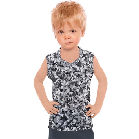 Camouflage Bw Kids  Sport Tank Top by JustToWear