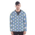 Flowers leaves. floristic pattern Men s Hooded Windbreaker View1