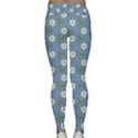 Flowers leaves. floristic pattern Classic Yoga Leggings View2