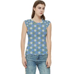 Flowers Leaves  Floristic Pattern Women s Raglan Cap Sleeve Tee