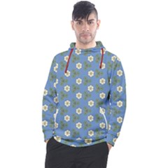 Flowers Leaves  Floristic Pattern Men s Pullover Hoodie by SychEva