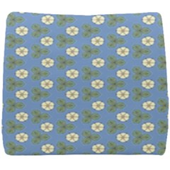 Flowers Leaves  Floristic Pattern Seat Cushion by SychEva