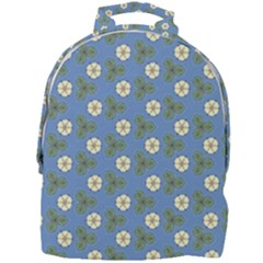 Flowers Leaves  Floristic Pattern Mini Full Print Backpack by SychEva