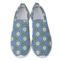 Flowers leaves. floristic pattern Women s Slip On Sneakers View1