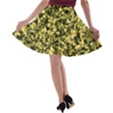 Camouflage Sand  A-line Skater Skirt View2