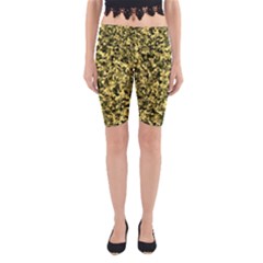 Camouflage Sand  Yoga Cropped Leggings by JustToWear