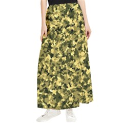 Camouflage Sand  Maxi Chiffon Skirt