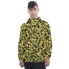 Camouflage Sand  Men s Front Pocket Pullover Windbreaker