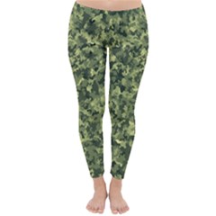 Camouflage Green Classic Winter Leggings