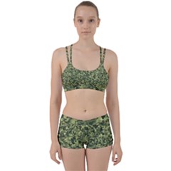 Camouflage Green Perfect Fit Gym Set by JustToWear