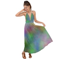 Plasma  Backless Maxi Beach Dress by JustToWear