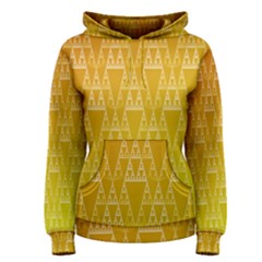 Orange Triangles Women s Pullover Hoodie