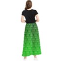 Green triangles Maxi Chiffon Skirt View2