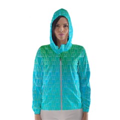 Blue Triangles Women s Hooded Windbreaker