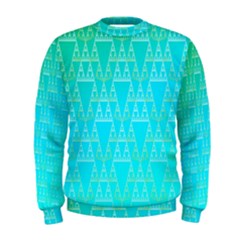 Blue Triangles Men s Sweatshirt