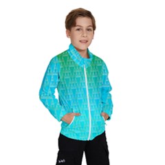 Blue Triangles Kids  Windbreaker