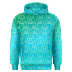 Blue Triangles Men s Overhead Hoodie