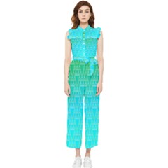 Blue Triangles Women s Frill Top Jumpsuit