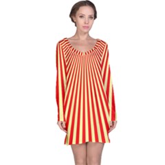 Sun Rays Long Sleeve Nightdress by JustToWear