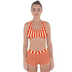 Sun Rays Racerback Boyleg Bikini Set by JustToWear