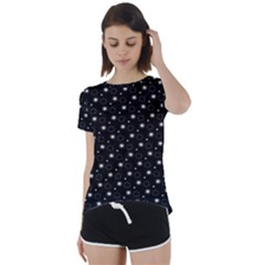 Sparkle Short Sleeve Foldover Tee