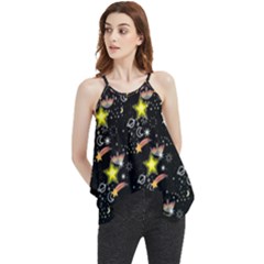 Sparkle Stars Flowy Camisole Tank Top