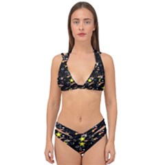 Sparkle Stars Double Strap Halter Bikini Set