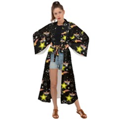 Sparkle Stars Maxi Kimono by Sparkle