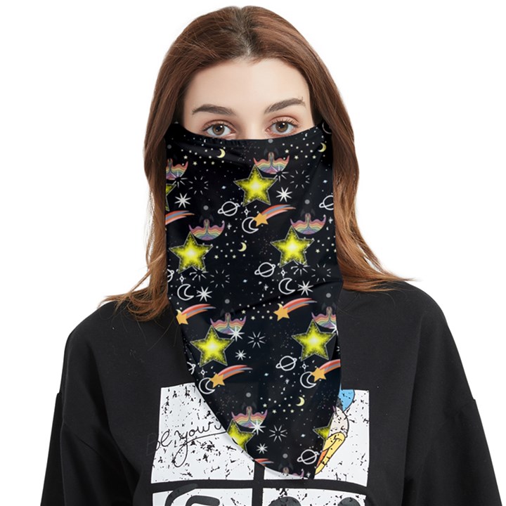 Sparkle Stars Face Covering Bandana (Triangle)