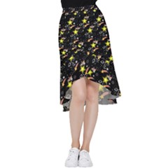 Sparkle Stars Frill Hi Low Chiffon Skirt