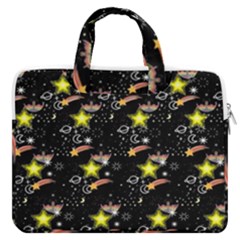 Sparkle Stars Macbook Pro Double Pocket Laptop Bag (large)