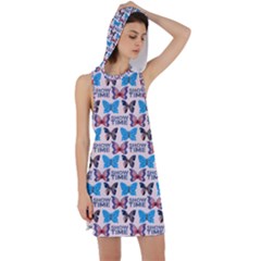 Show Time Racer Back Hoodie Dress