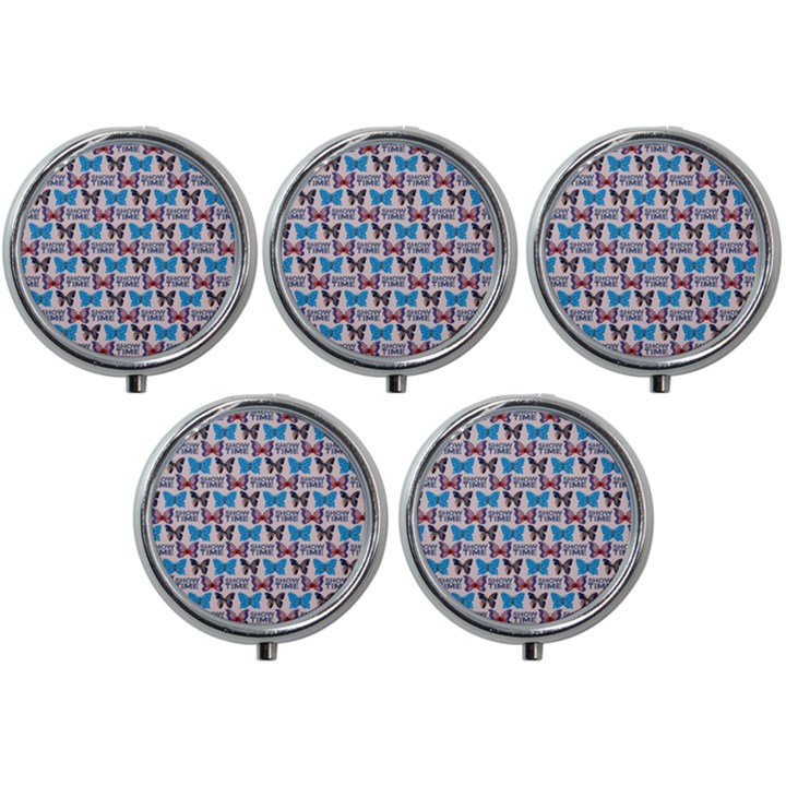 Show Time Mini Round Pill Box (Pack of 5)