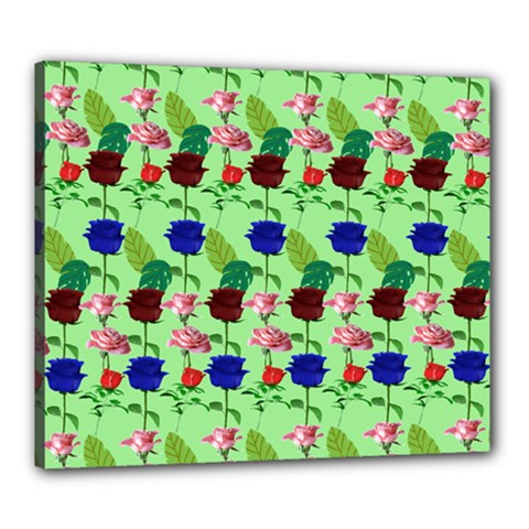 Rose Lotus Canvas 24  X 20  (stretched) by Sparkle