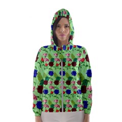 Rose Lotus Women s Hooded Windbreaker by Sparkle