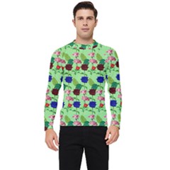 Rose Lotus Men s Long Sleeve Rash Guard