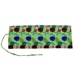 Rose Lotus Roll Up Canvas Pencil Holder (s) by Sparkle