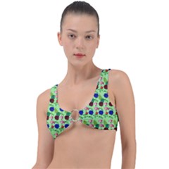 Rose Lotus Ring Detail Bikini Top by Sparkle