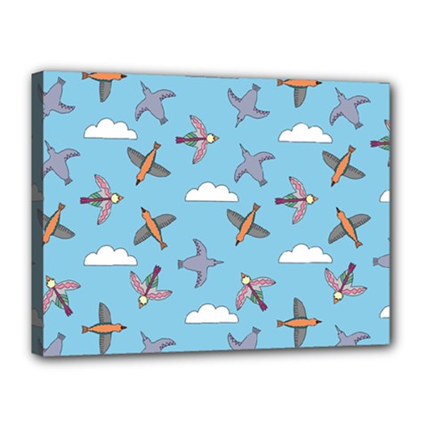 Birds In The Sky Canvas 16  X 12  (stretched) by SychEva