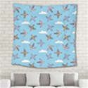 Birds in the sky Square Tapestry (Large) View2