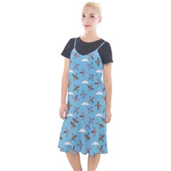 Birds In The Sky Camis Fishtail Dress by SychEva