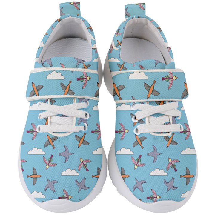 Birds in the sky Kids  Velcro Strap Shoes