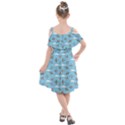 Birds in the sky Kids  Cut Out Shoulders Chiffon Dress View2