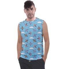 Birds In The Sky Men s Regular Tank Top by SychEva