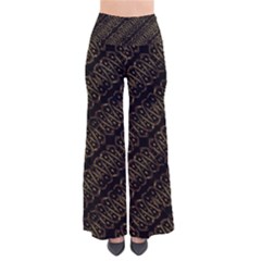 Interlace Stripes Golden Pattern So Vintage Palazzo Pants