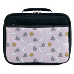 Birds In The Sky  Lunch Bag by SychEva